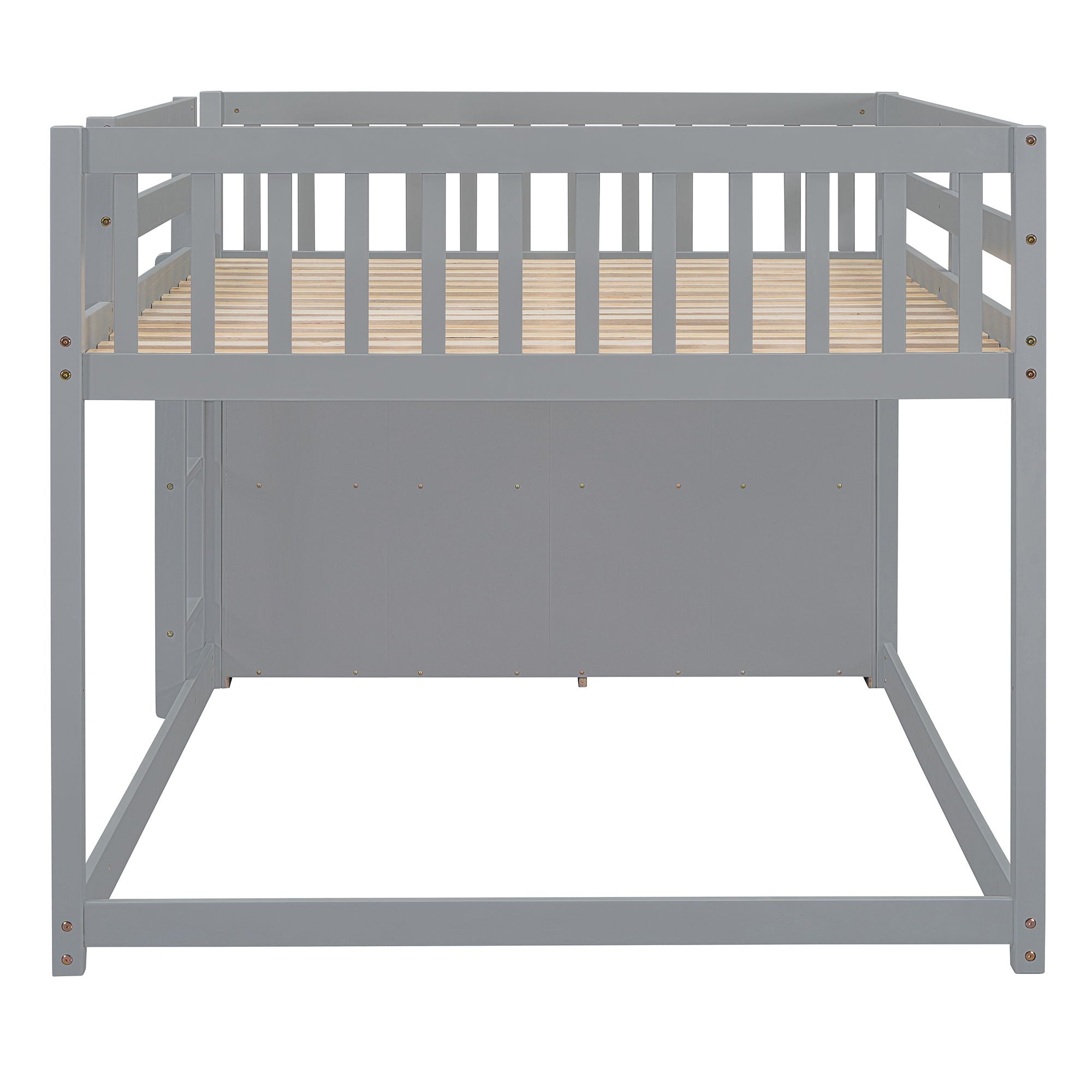 Bunk Bed With 4 Drawers And 3 Shelves