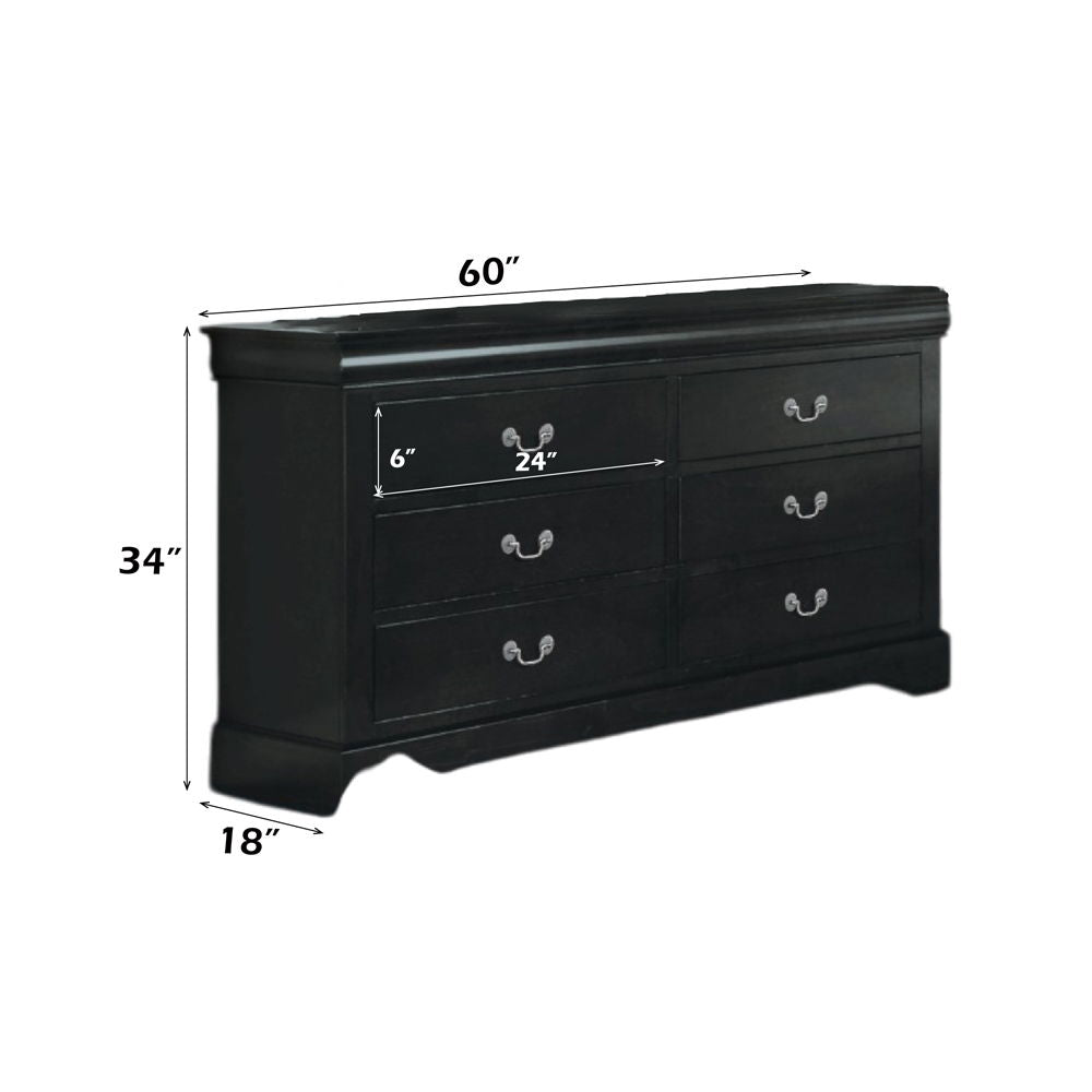 Louis Philippe III - Dresser - Black