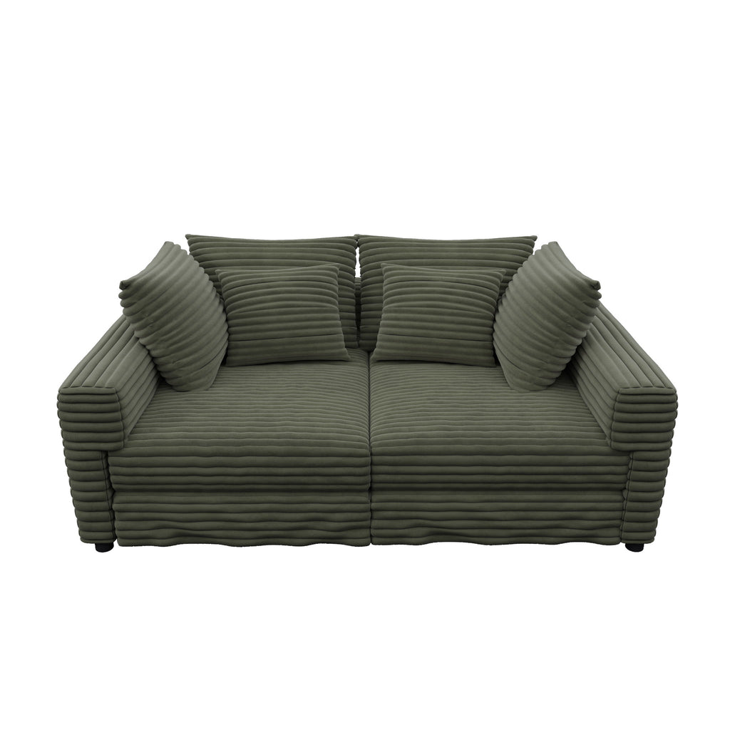 4 Seat Sofa, Deep Seat Couches With Soft Pillows