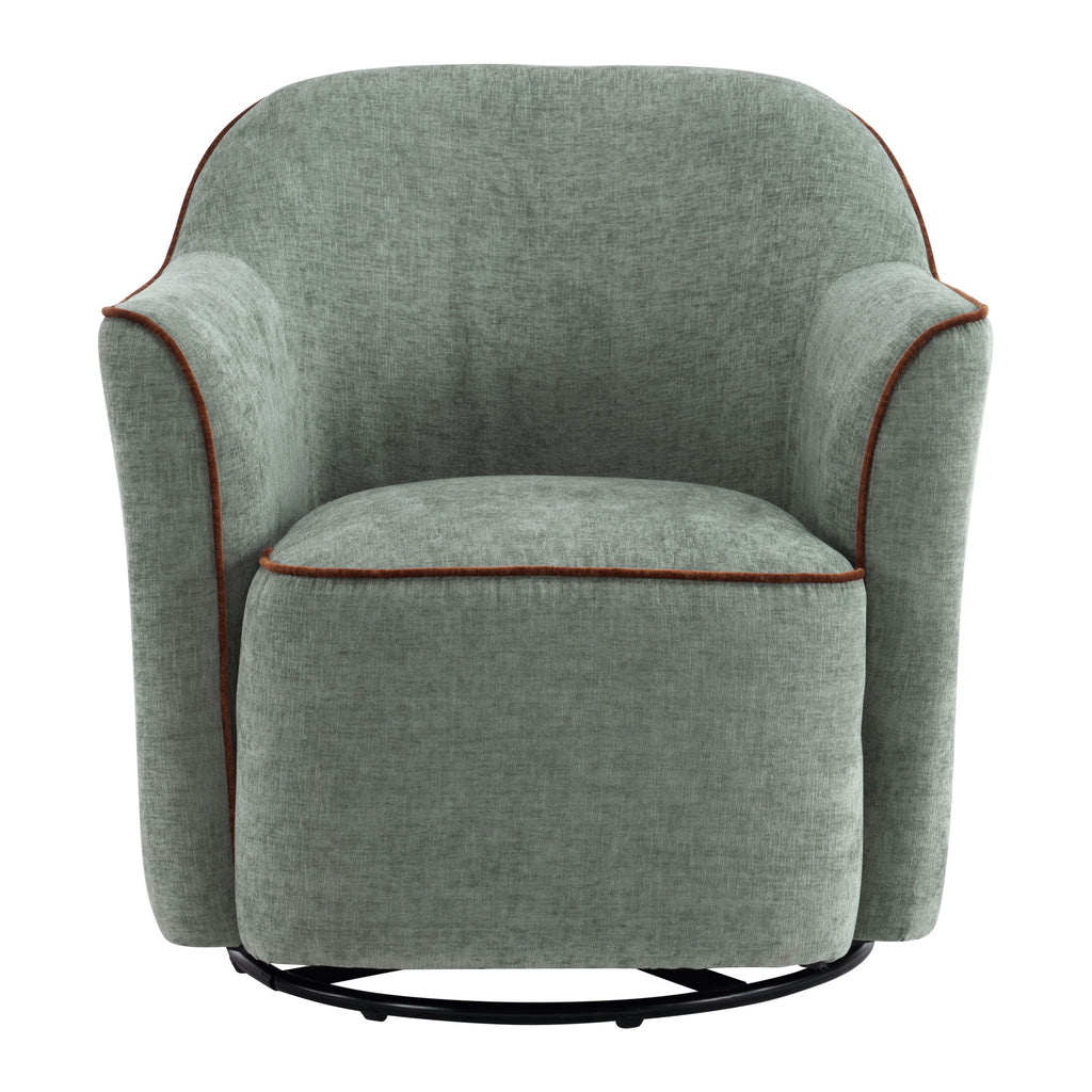 360° Swivel Accent Chair With Flared Arms