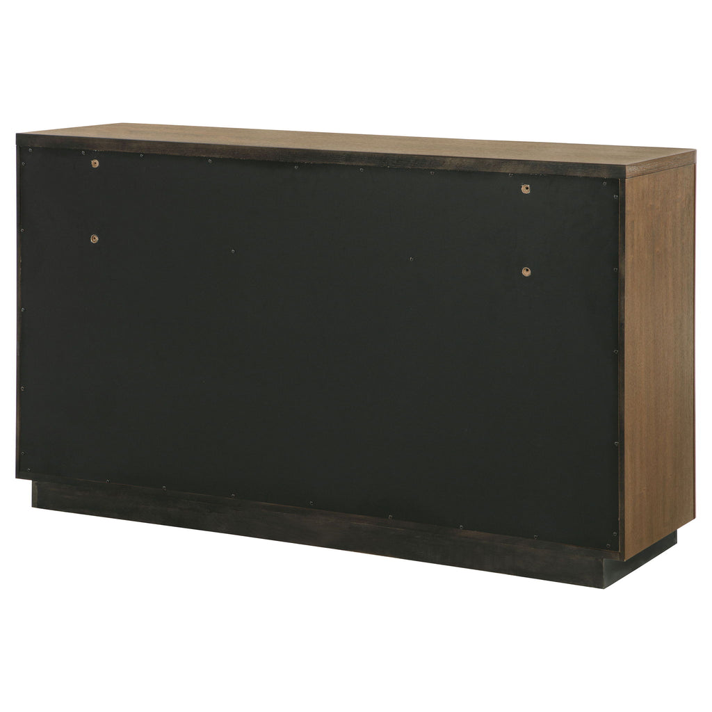 Moraga - 6 Drawer Dresser Cabinet - Ash Brown