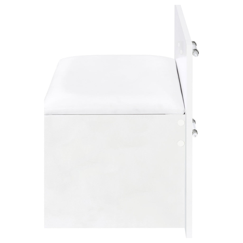 Kerr - 2 Drawer Makeup Vanity Table With Mirror And Stool