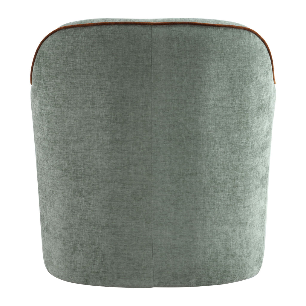360° Swivel Accent Chair With Flared Arms