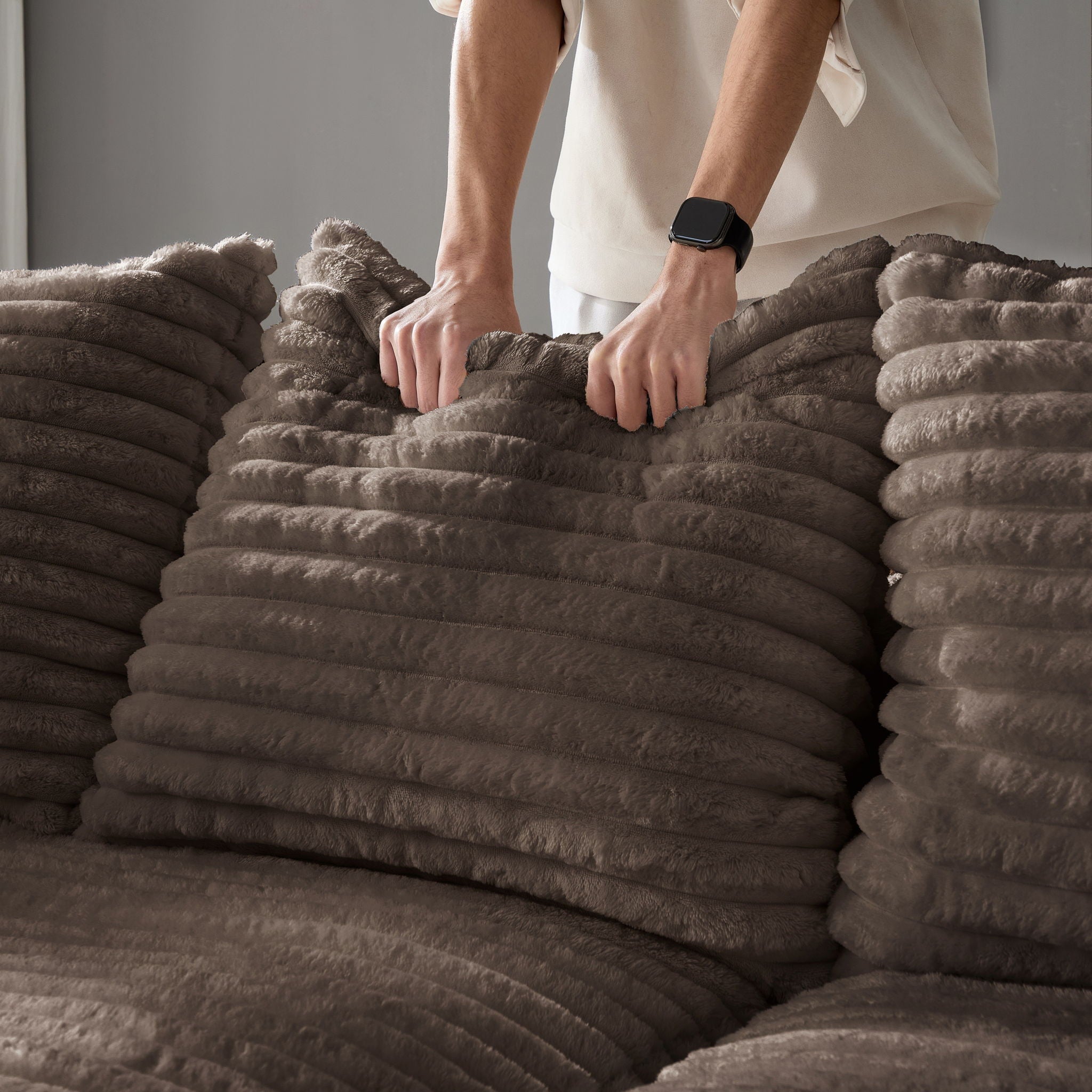 4 Seat Sofa, Deep Seat Couches With Soft Pillows