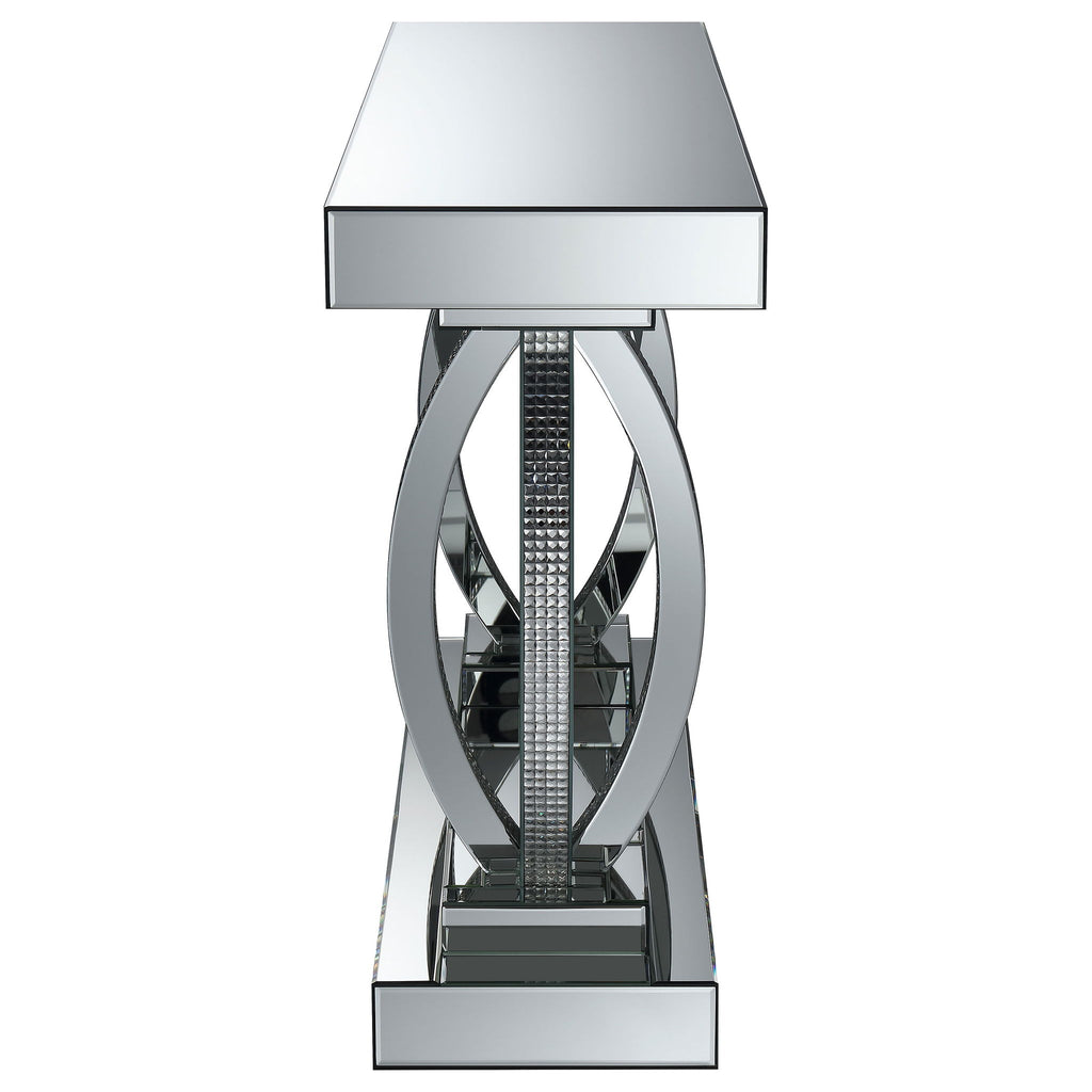 Drea - Entryway Sofa Console Table - Silver