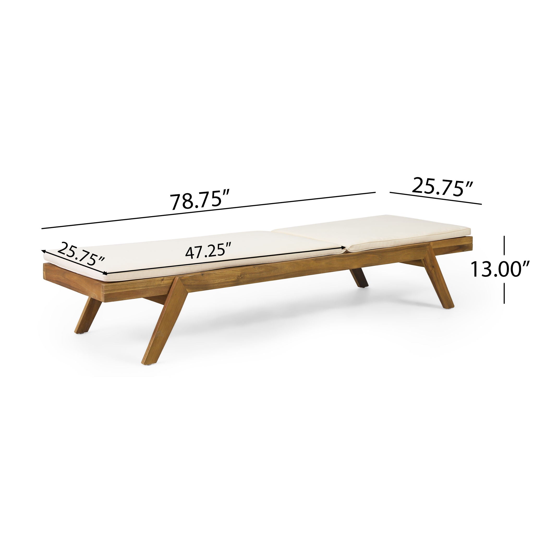 Nebulon - Outdoor Adjustable Chaise Lounge With Water Resistant Cushions (Set of 2)