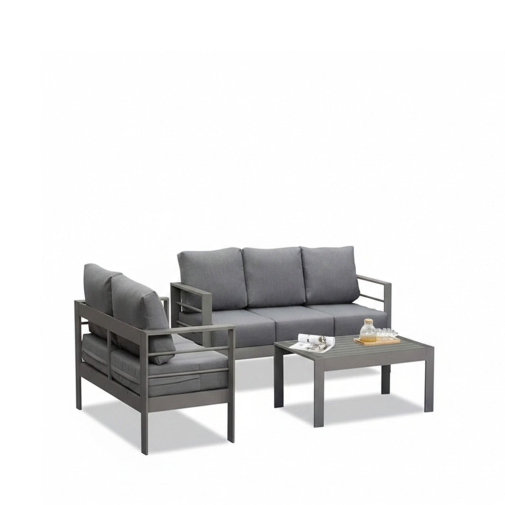 Outdoor Patio Set All-Weather With Thick Cushions