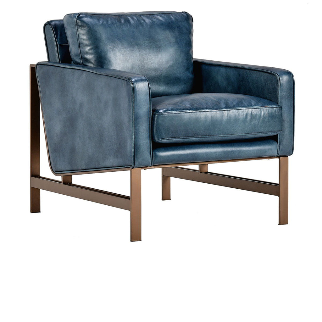 Chazzie - Club Chair - Ocean Blue