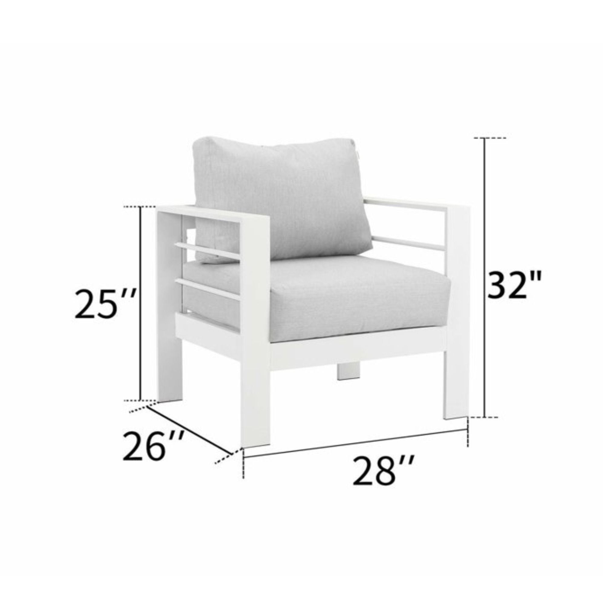 Outdoor Patio Set With All-Weather Thick Cushions