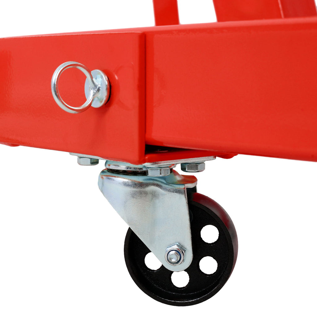 2 Ton Folding Engine Hoist Crane Lift With 6 Wheels