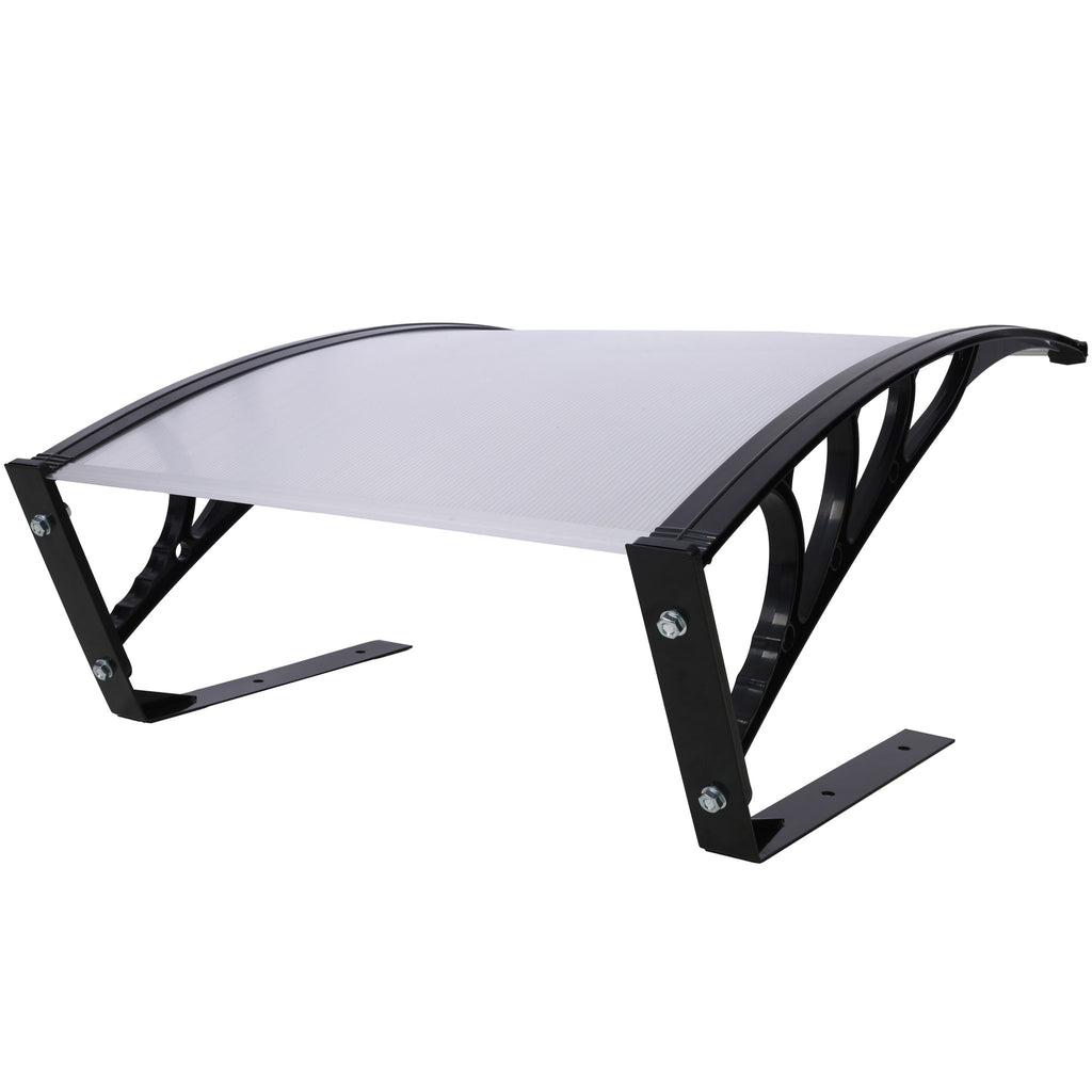 Weather Resistant Polycarbonate Canopy Outdoor Shade Cover For Robotic Lawn Mowers - Black