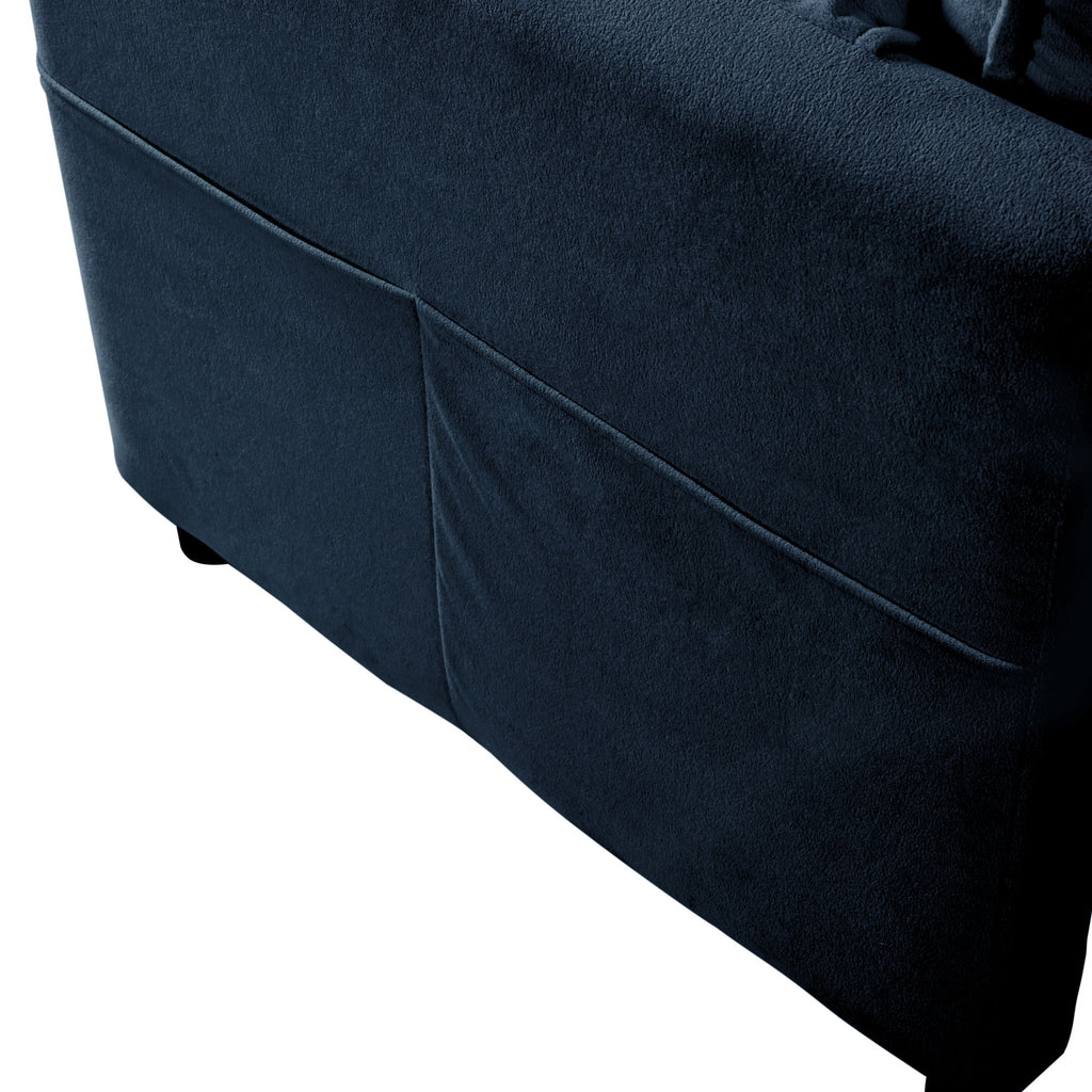 Modern Oversized Accent Chair, Comfy Single Sofa With Large Seat (Set of 2)