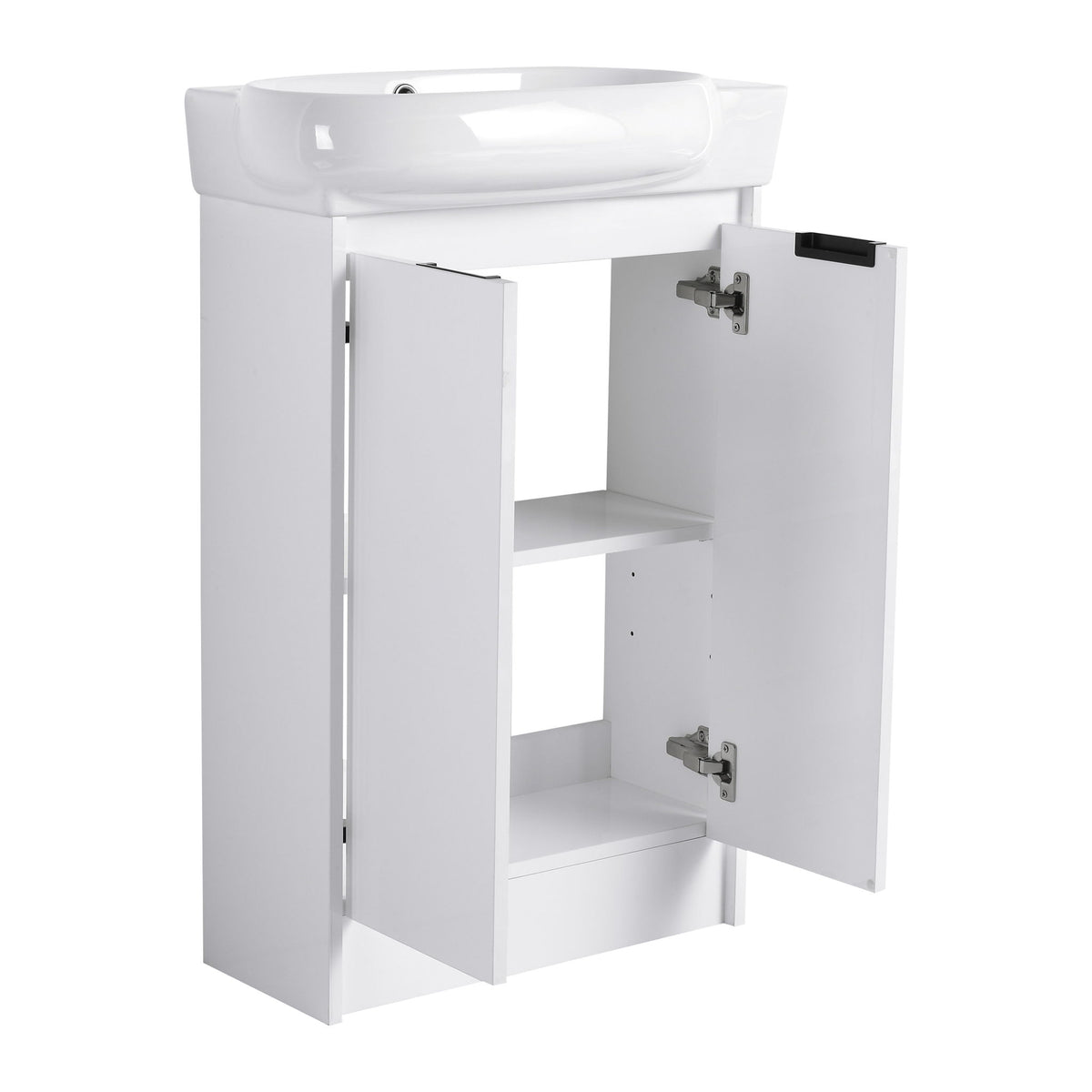 Freestanding Bathroom Vanity & Sink, Soft Close Doors
