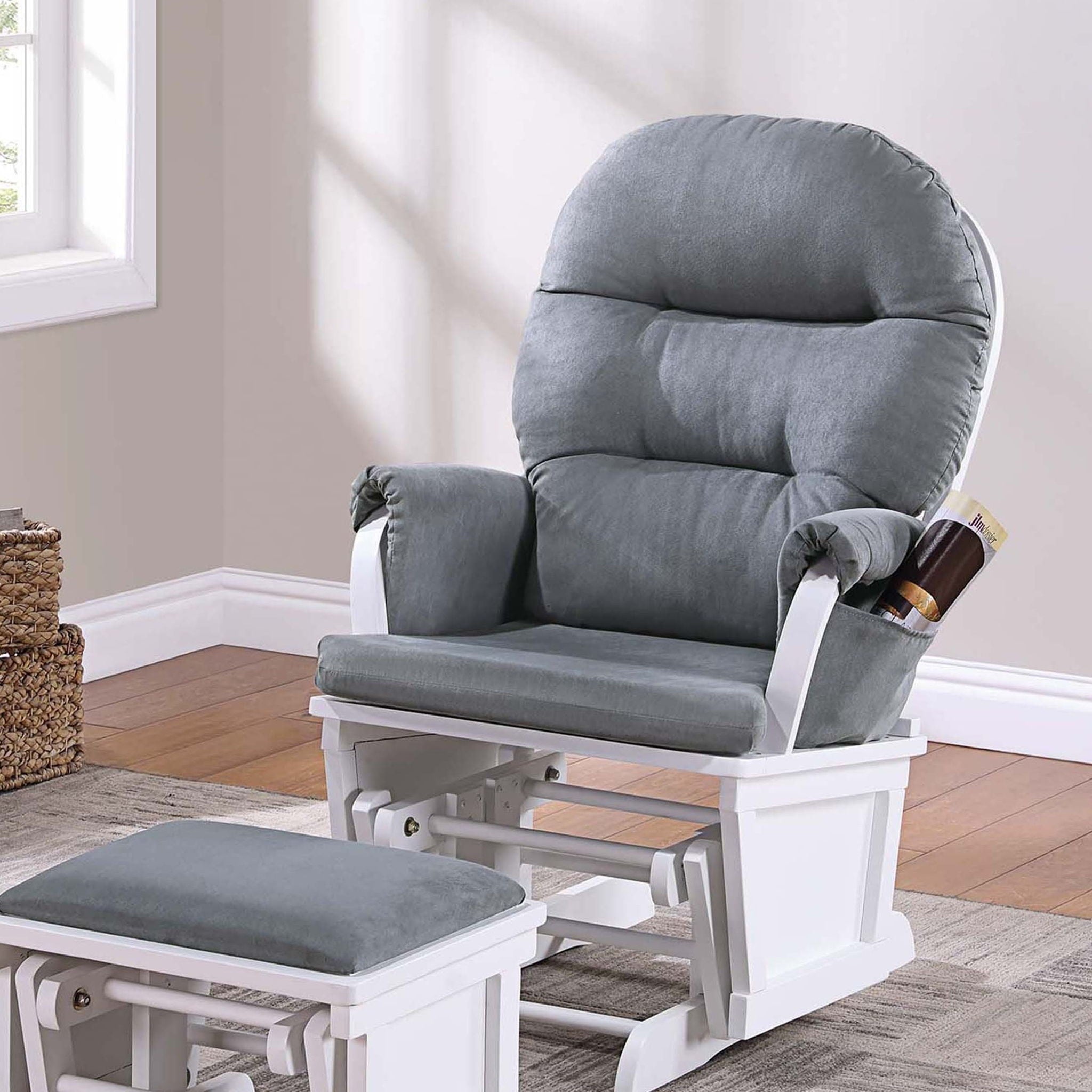 Glider Chair With Ottoman