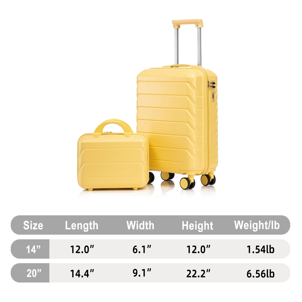 Spinner Luggage Set With Combination Lock