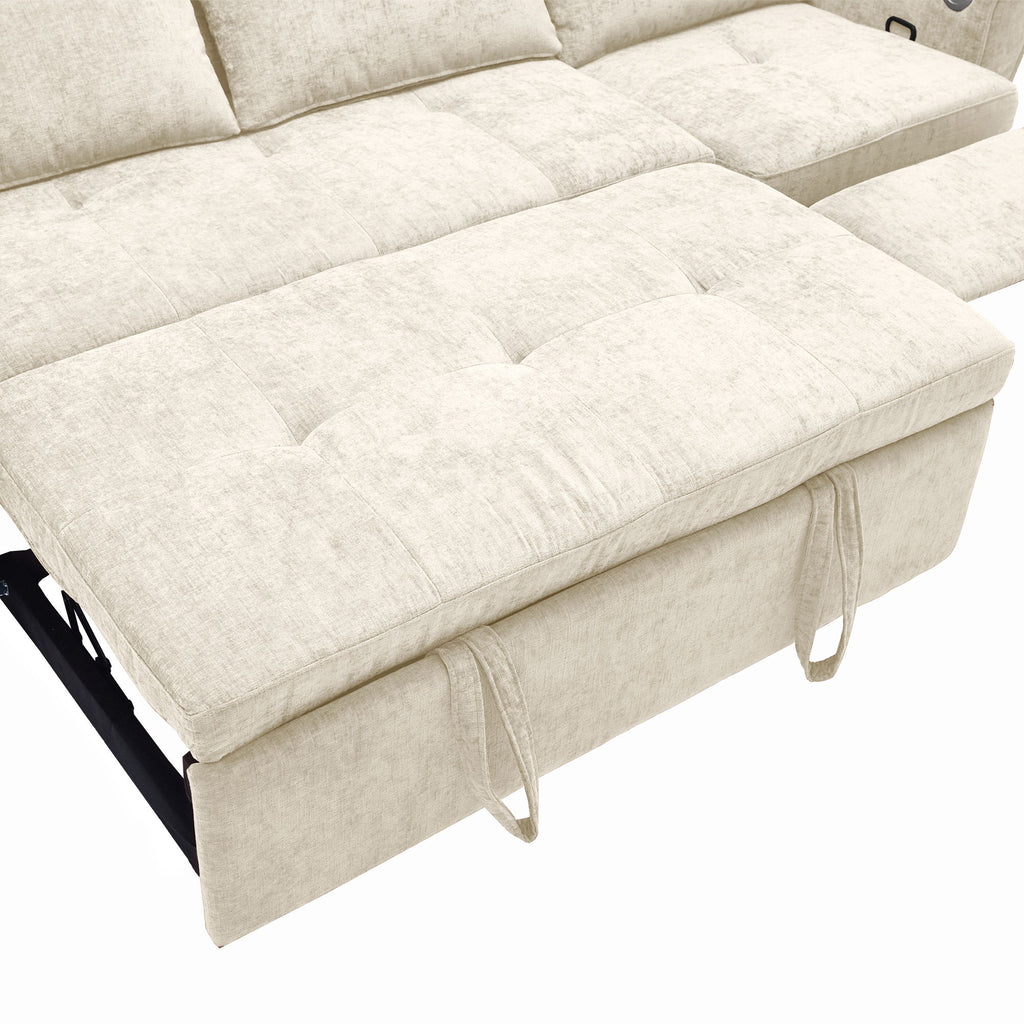 3 Seater Sofa Bed And Reversible Recliner
