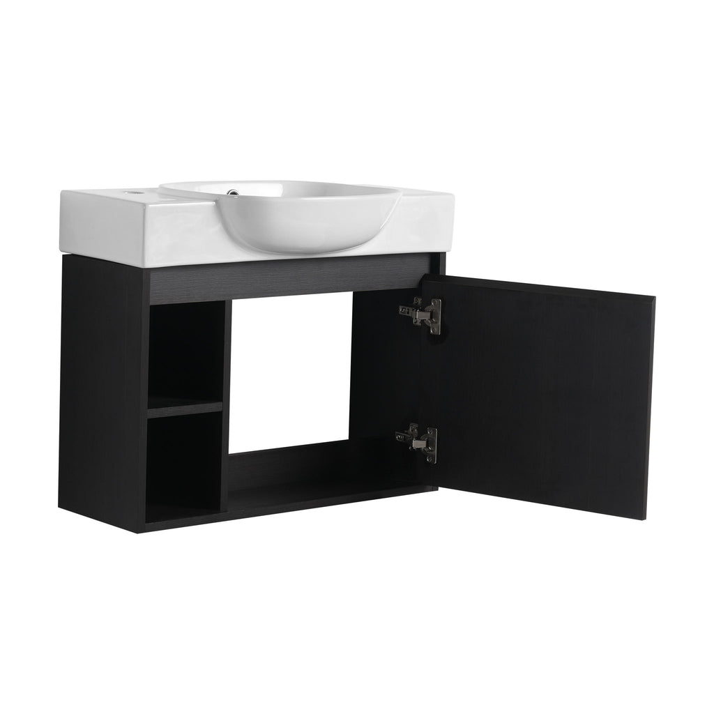 Freestanding Bathroom Vanity With Sink, Soft Close Door