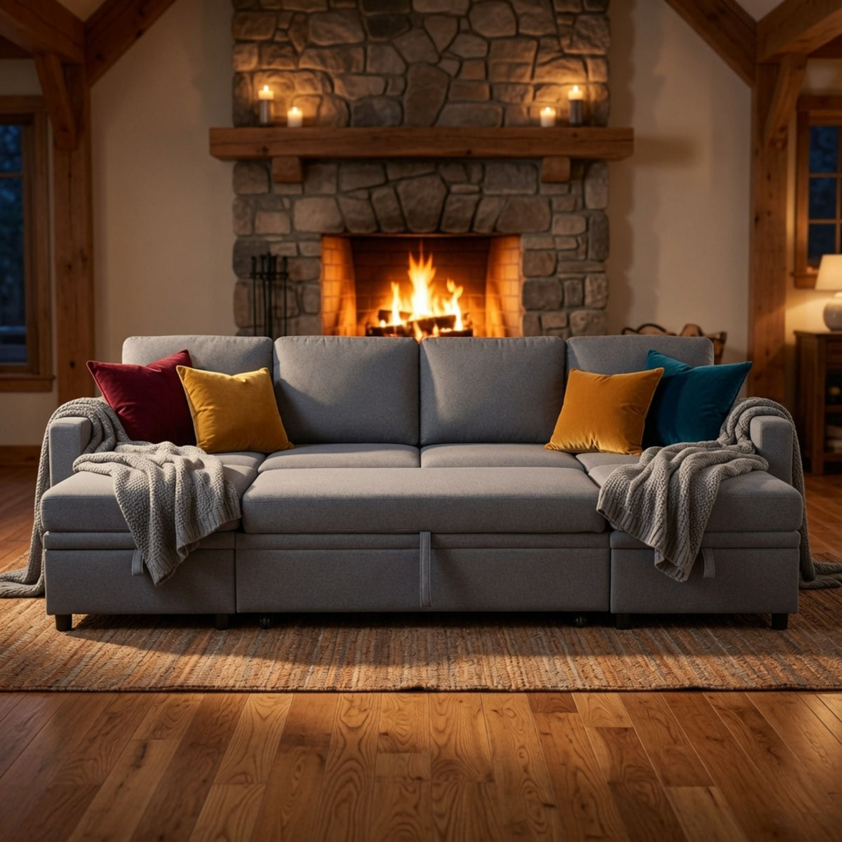 Square Ottoman For Living Room