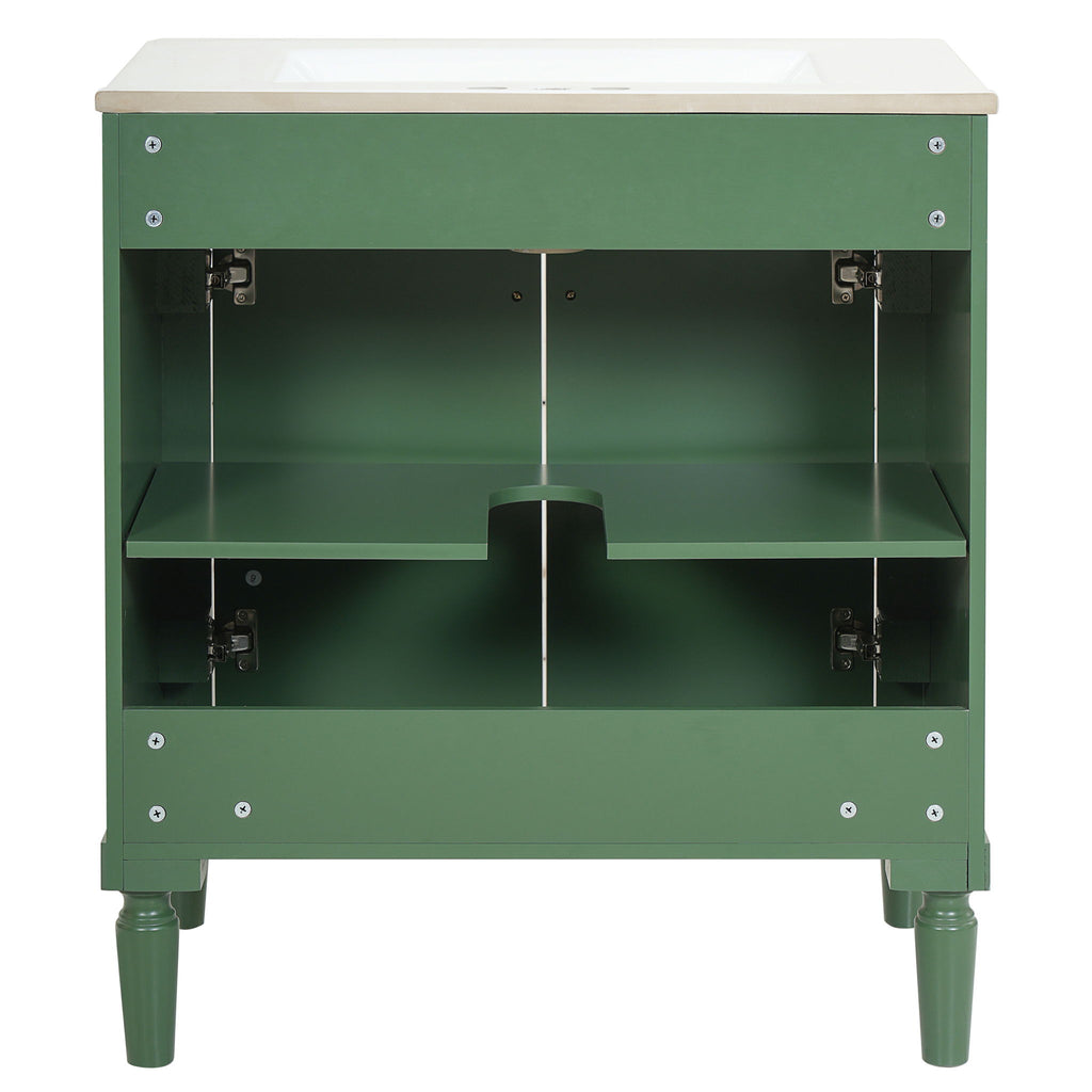 Bathroom Vanity Cabinet With Sink, Soft Close Doors, Storage Cabinet