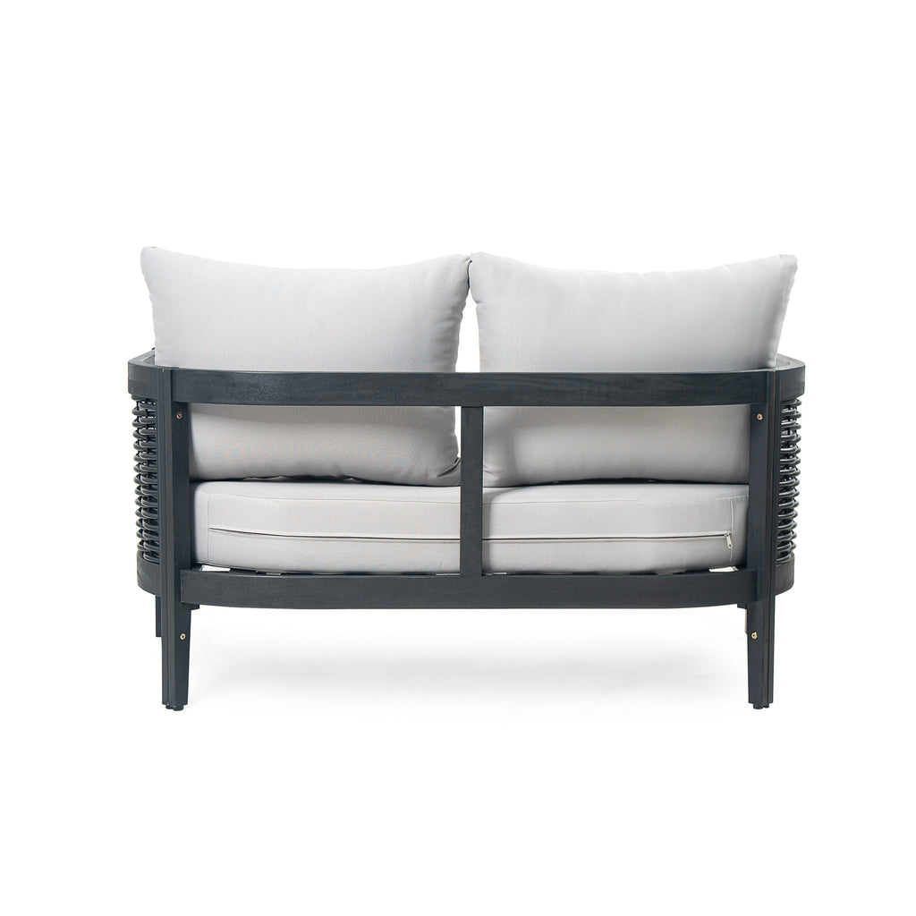 Outdoor Seating Group With Cushions And Coffee Table