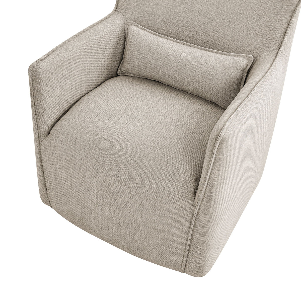 Ayla - Swivel Accent Chair With Matching Lumbar Pillow