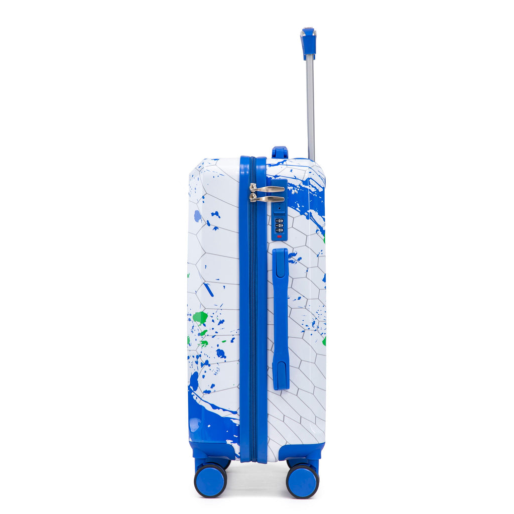 Luggage With Combination Lock, Lightweight Carry-On Suitcase