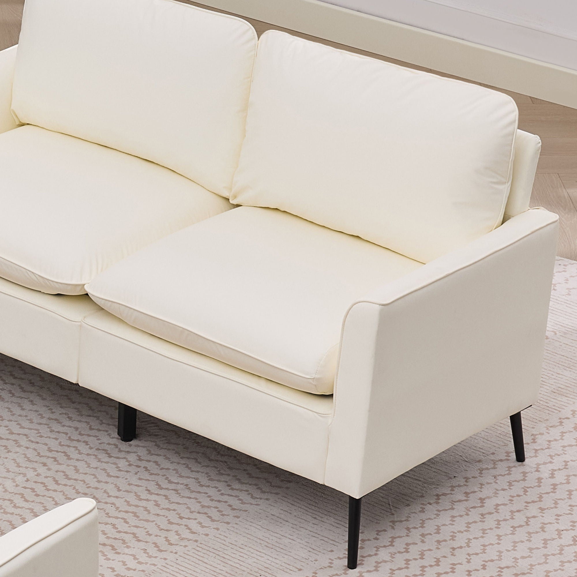 Upholstered Loveseat, For Living Room