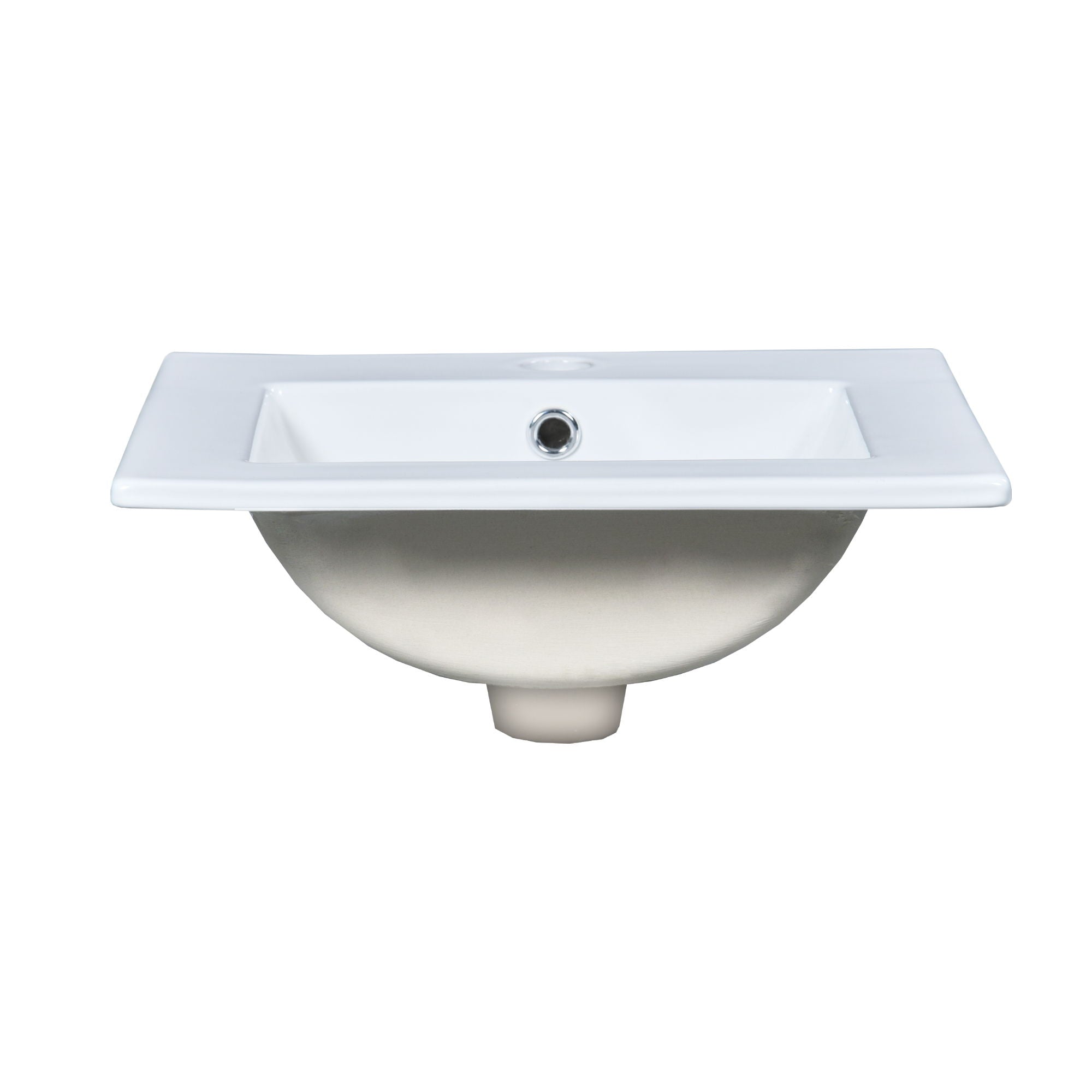 Bathroom Vanity With Sink, Storage Cabinet With Door, Drop In Sink, Compact Freestanding Design