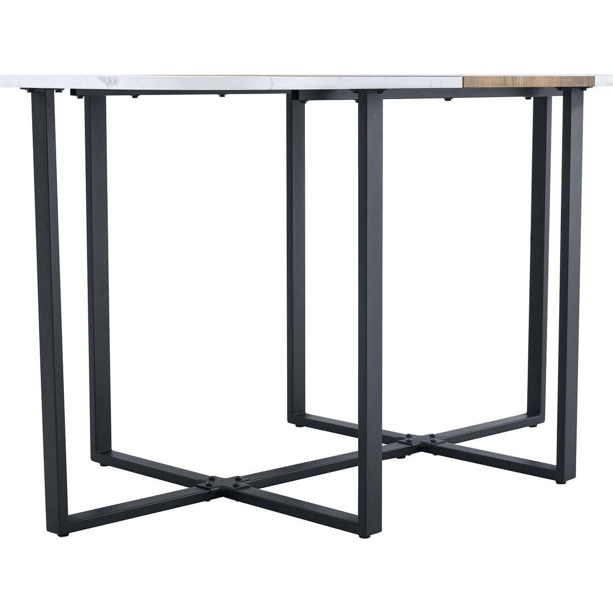 2 Tone Dining Table For Modern Minimalist And Industrial Styles