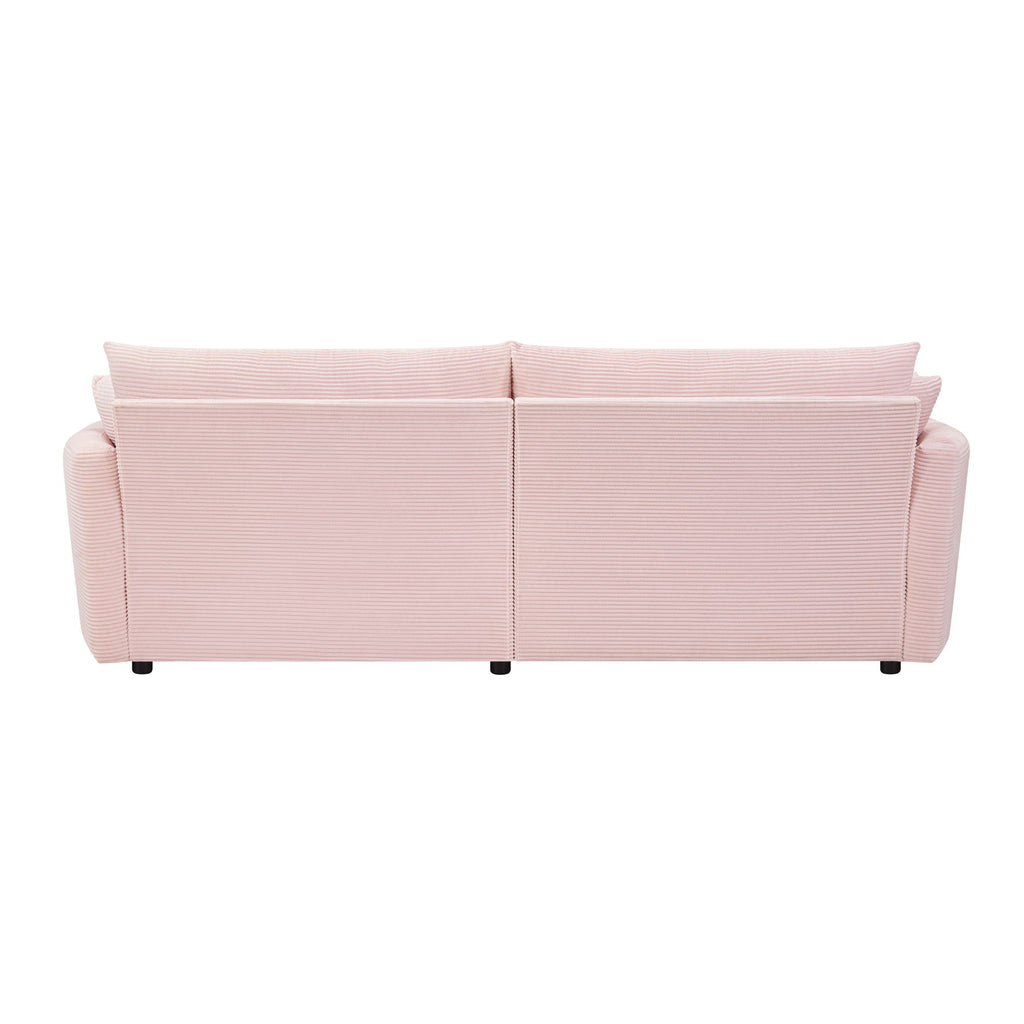 Oversized Double Chaise Lounge Sofa With USB Ports