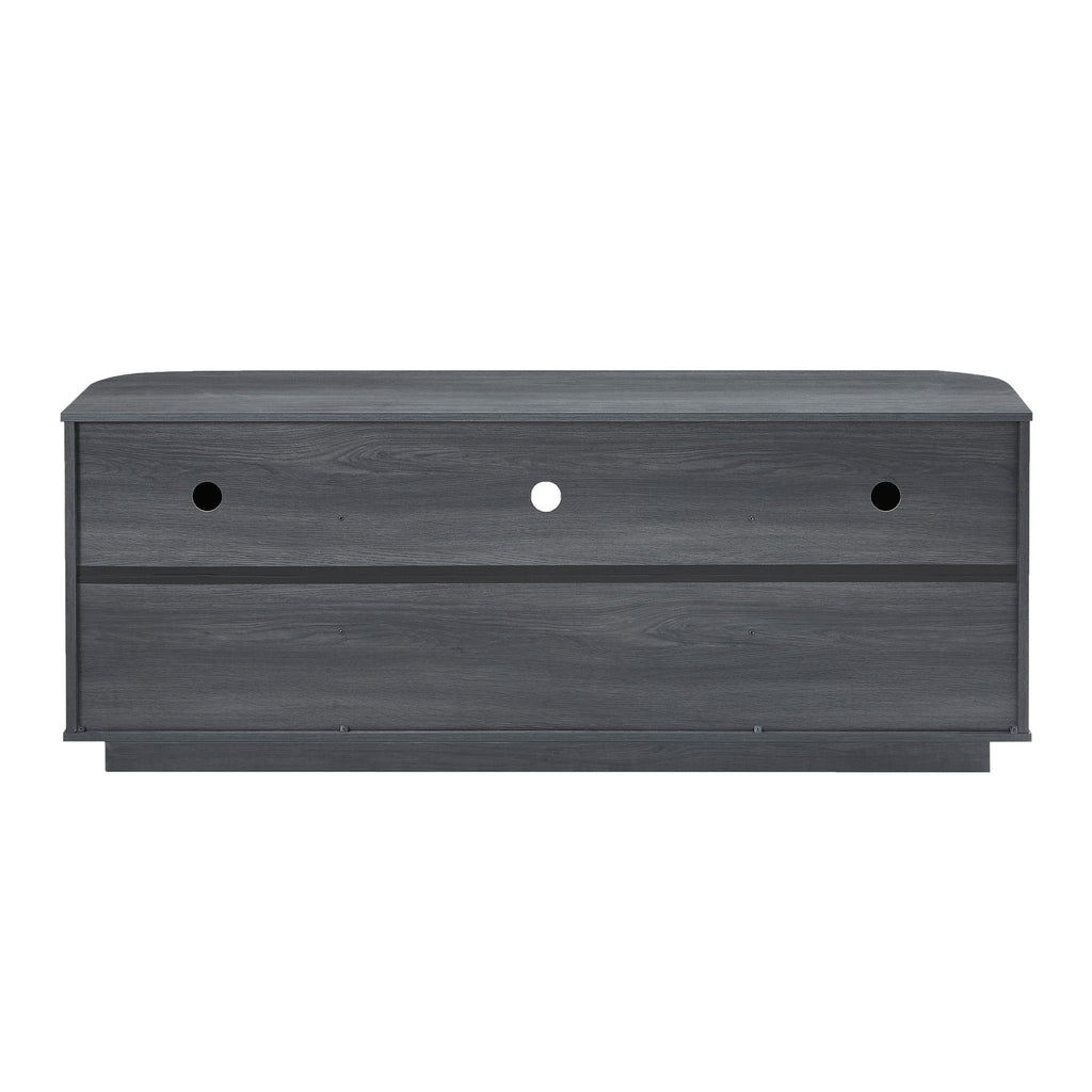Modern Wavy TV Stand Rounded Sideboard With Storage Cabinet