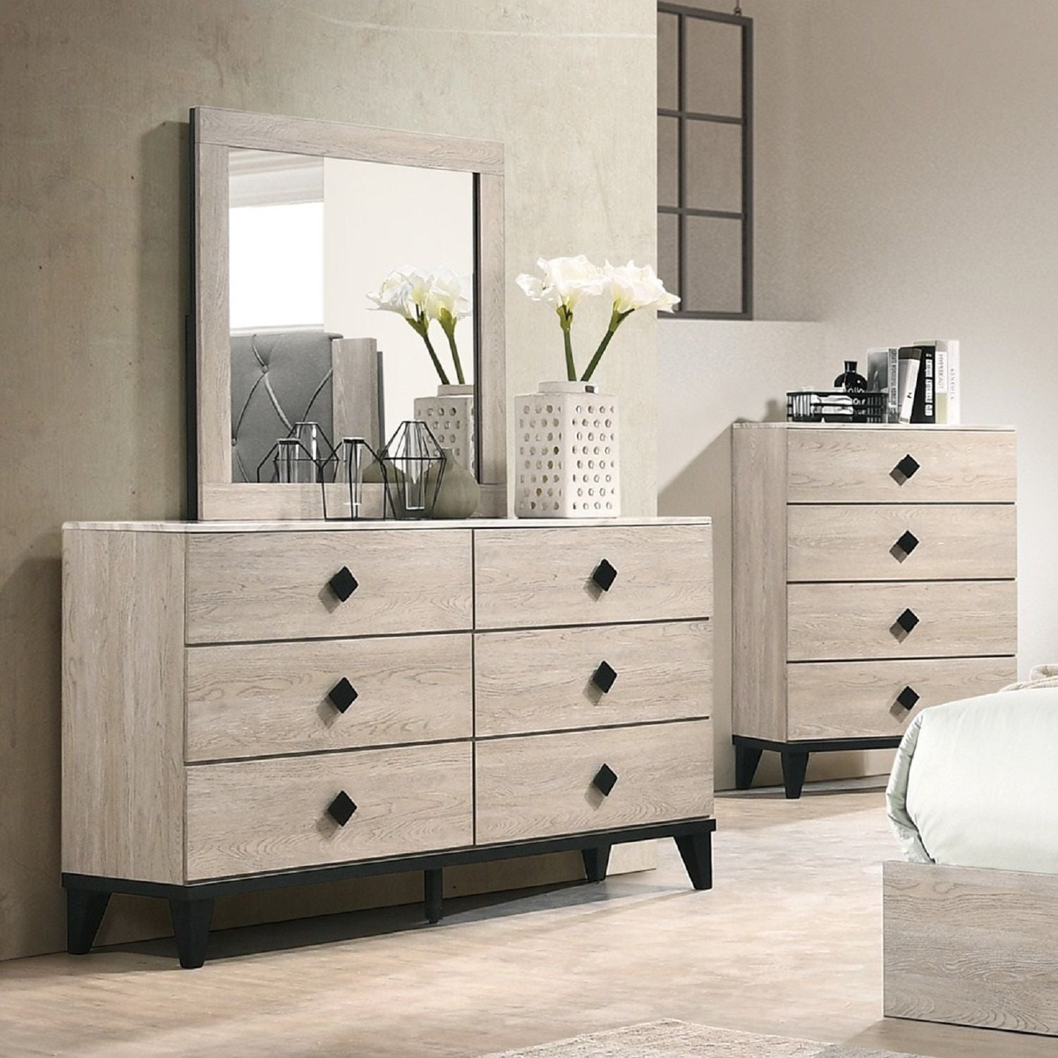 Design Dresser With 6 Drawers