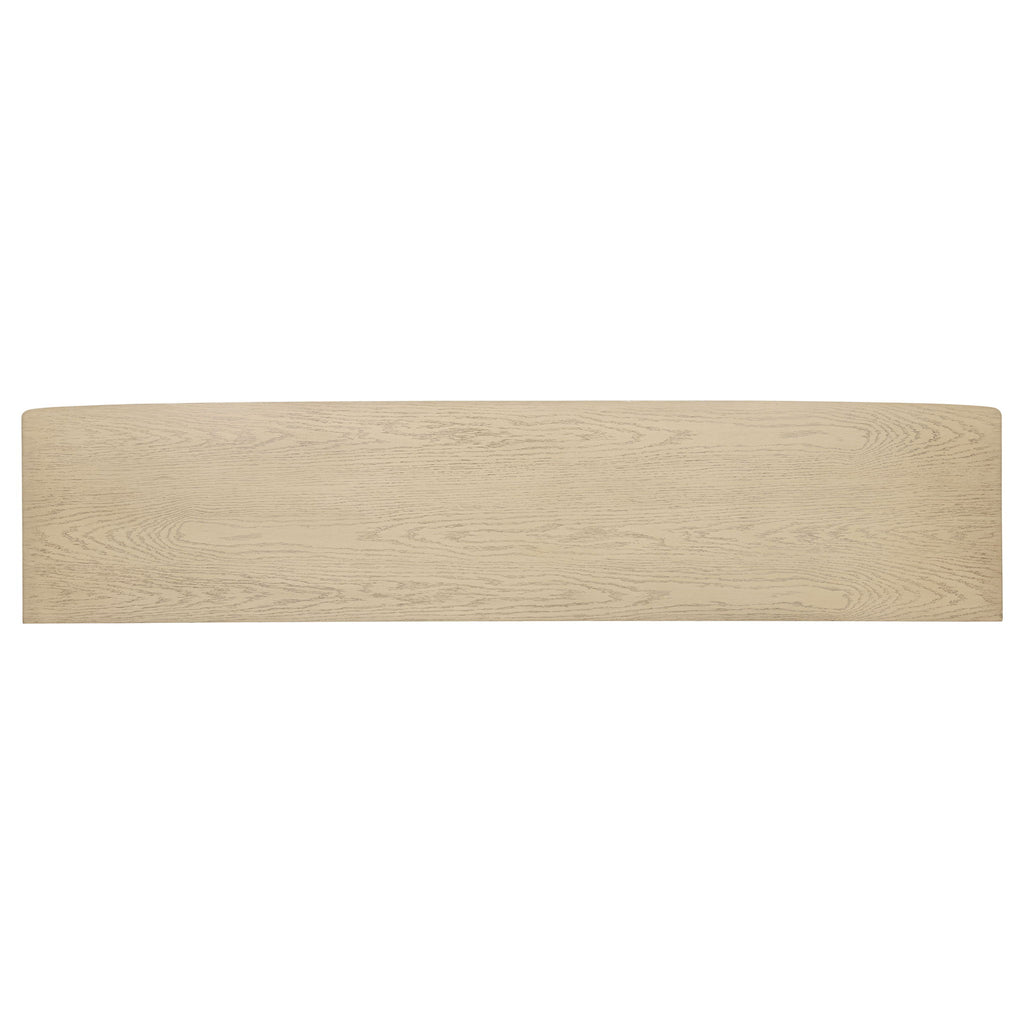 Kimpton - 4 Door Cane TV Stand Media Console - Beige