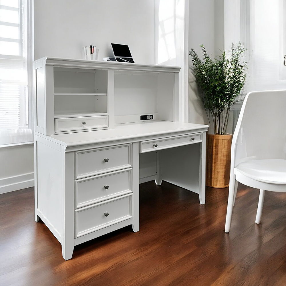 Lacey - Writing Desk - White