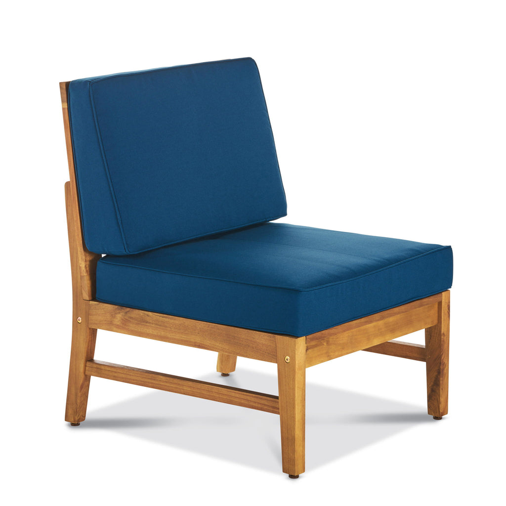 Perla - 5 Pieces Sofa Set - Blue