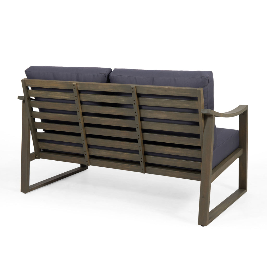 4 Person Outdoor Seating Group With Water Resistant Cushions