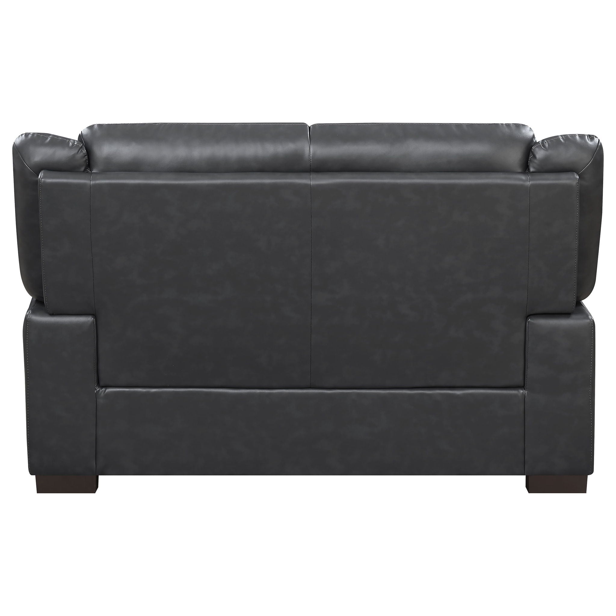 Jacob - Loveseat With Pillow Top Arms Upholstery - Gray