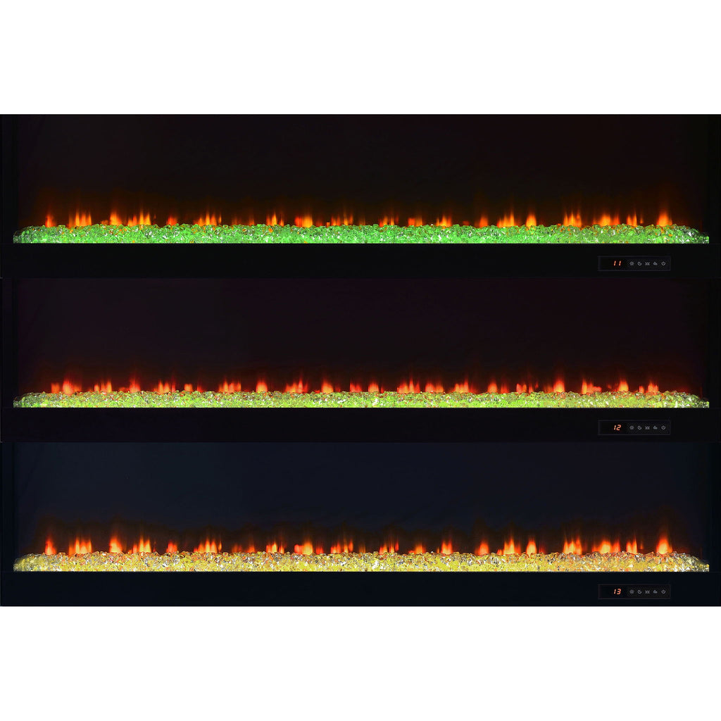 TV Stand Fireplace Console With Bluetooth Speaker