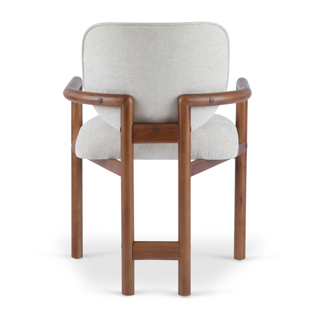 Upholstered Arm Dining Chairs (Set of 2)