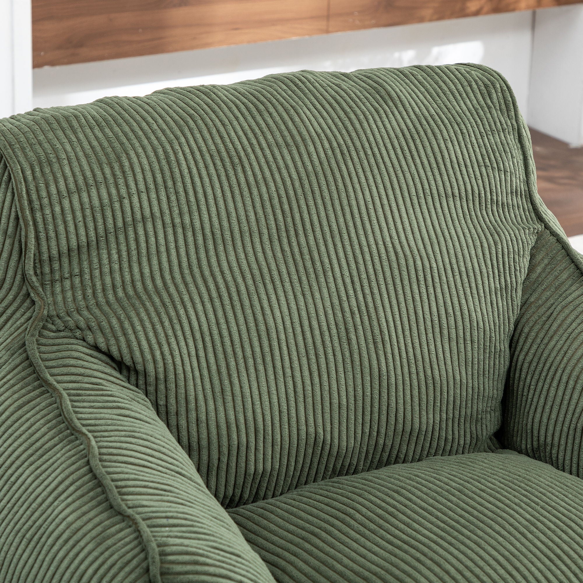 Comfy Bean Bag Chair With Filler, Fluffy And Cozy Seating