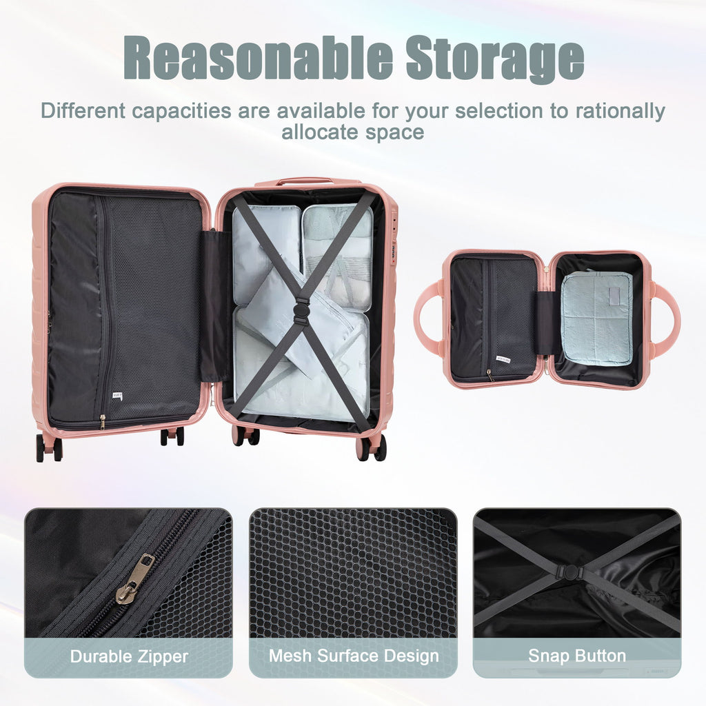 Spinner Luggage Set & Combination Lock