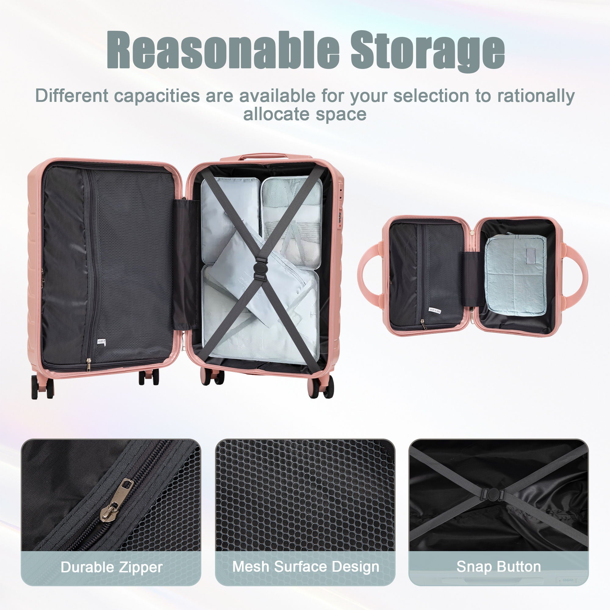 Spinner Luggage Set & Combination Lock