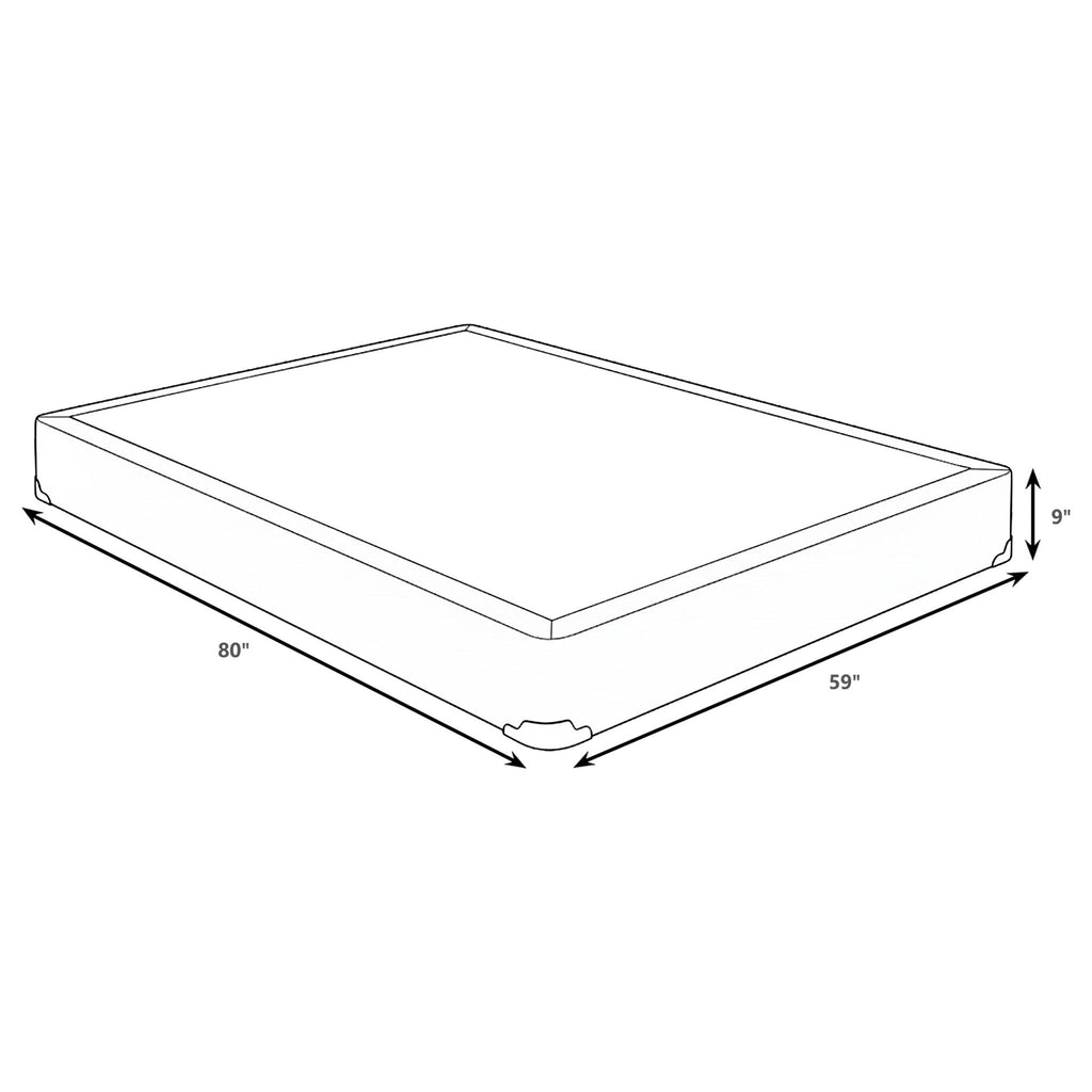 Standard Box Spring Foundation With Handcrafted Slat Support And Kara-Guard Padding