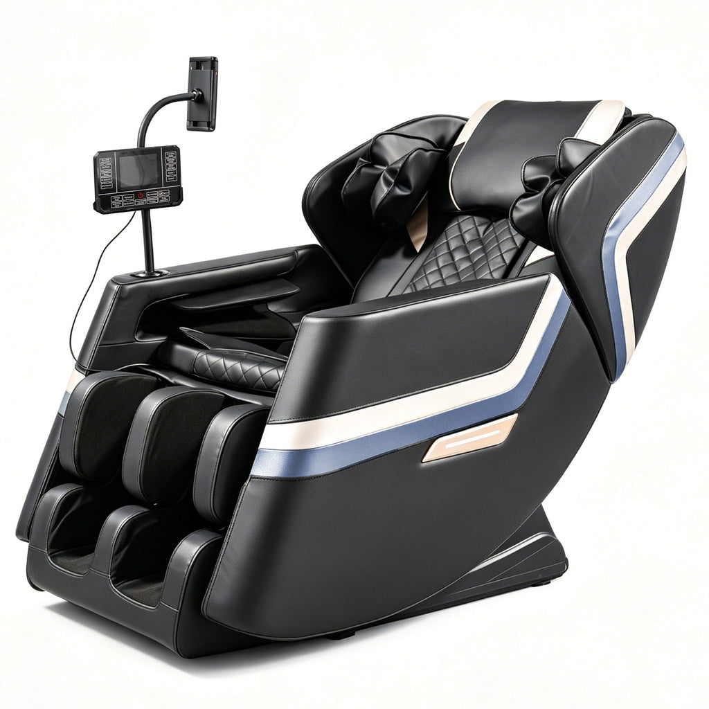 Massage Chair Recliner & Zero Gravity & Full Body Air Pressure - Black