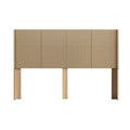 Modern Wide Wall Mounted Fluted Panel Headboard
