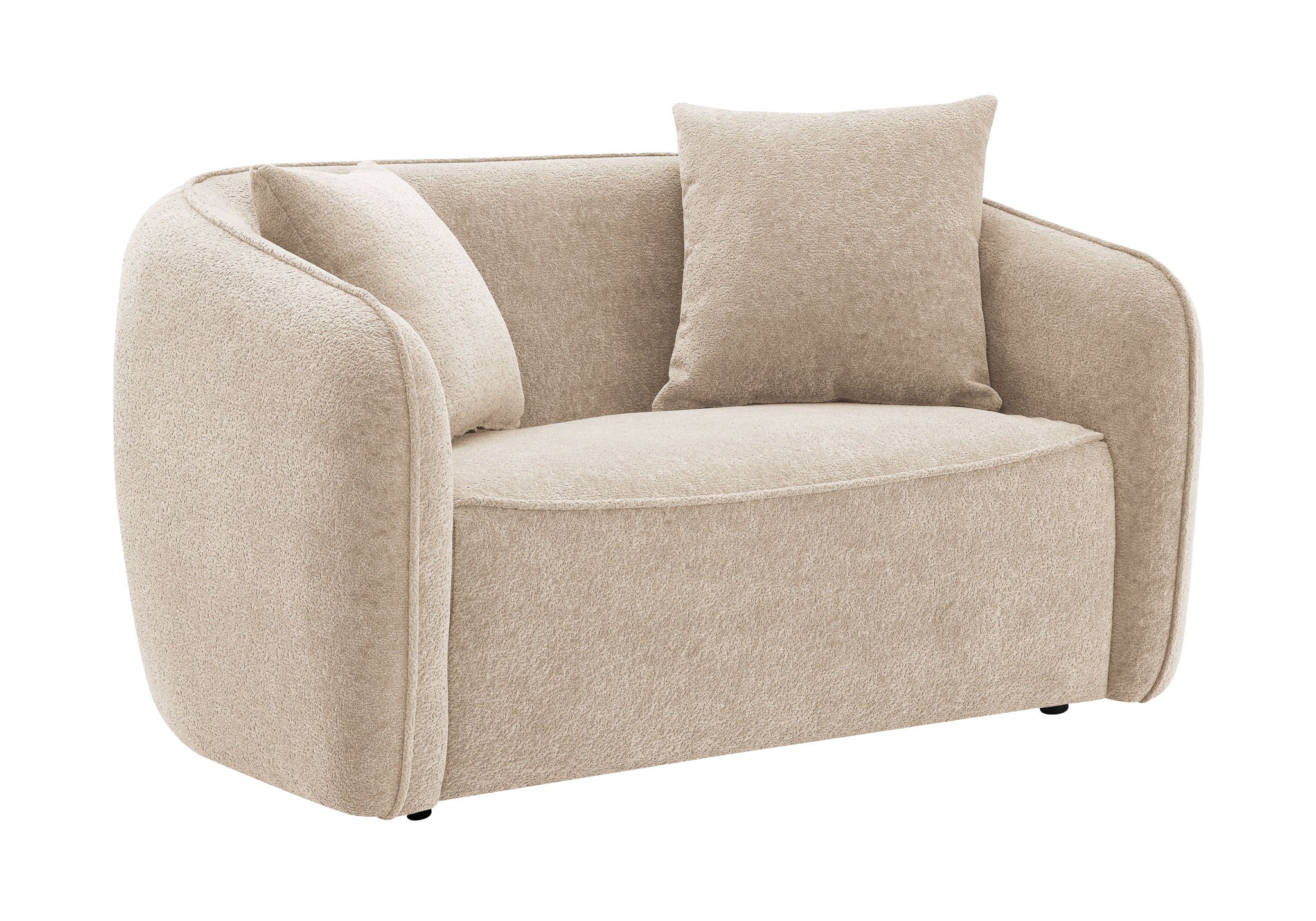 Keith - 3 Piece Living Room Set (Comes With Matching Color Toss Pillows)