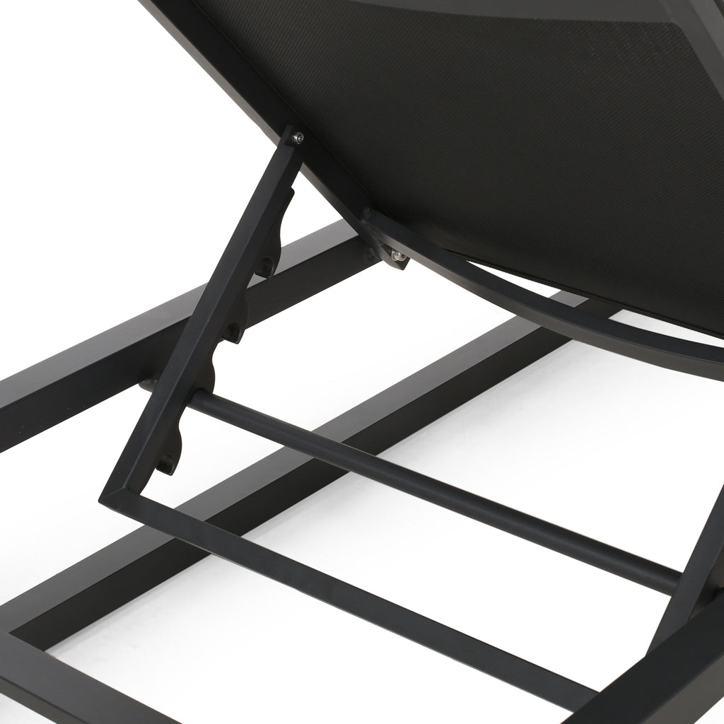 Venice - Classic Chaise Lounge With Adjustable Aluminum Frame