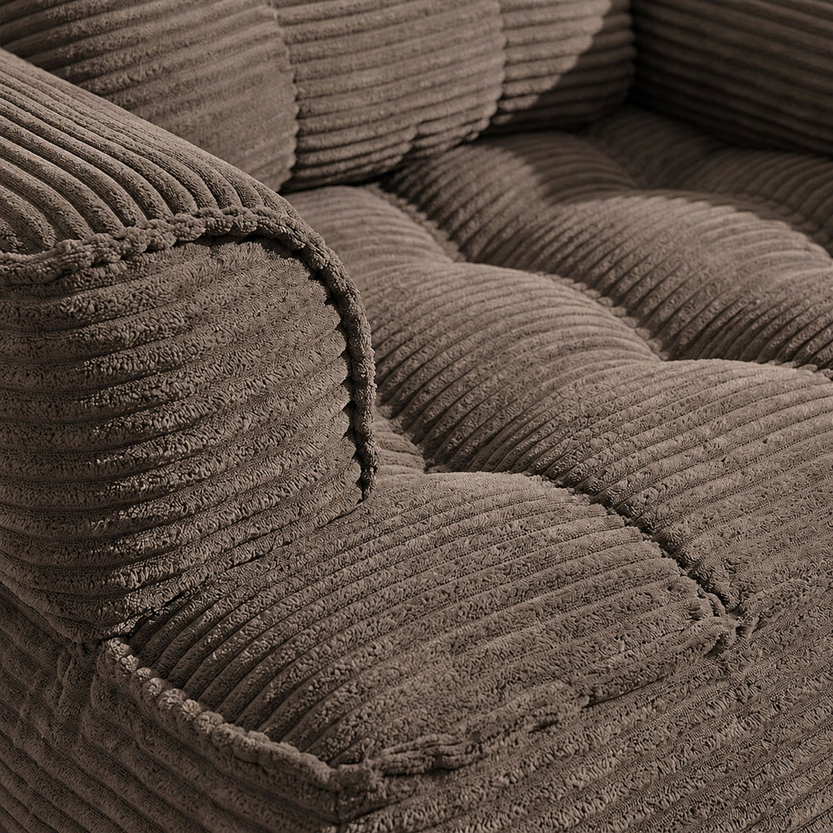 Convertible 2 In 1 Armrest Sofa For Bedroom