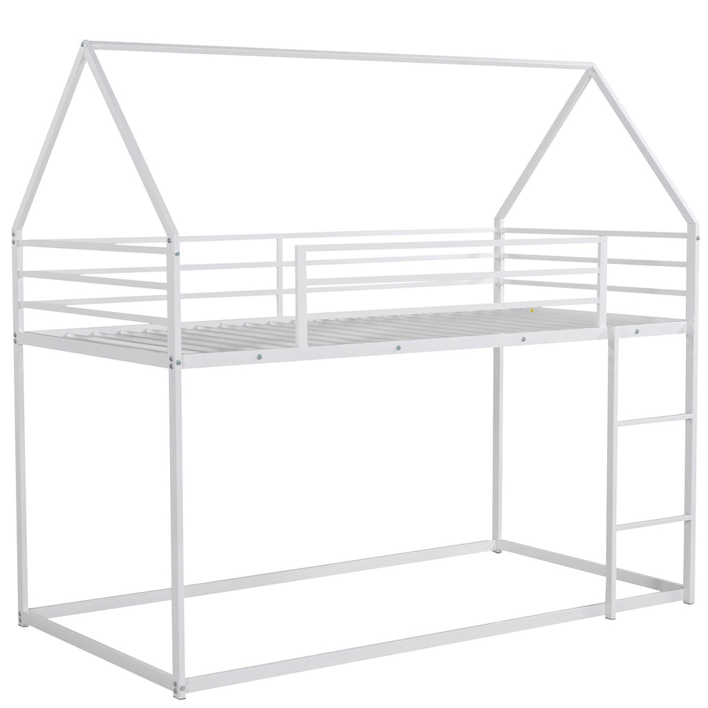 House Bunk Bed With Built In Ladder