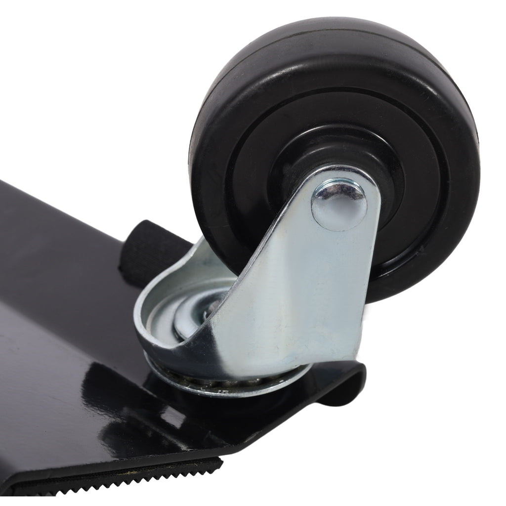 Heavy Duty Snowmobile Dolly With V Slide And Swivel Casters Steel, 1500Lbs Capacity